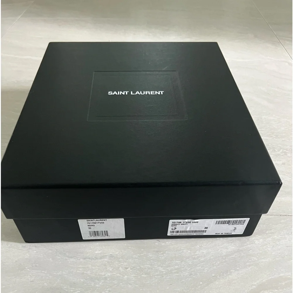 YSl Black Patent Shoes - Picture 2 of 10